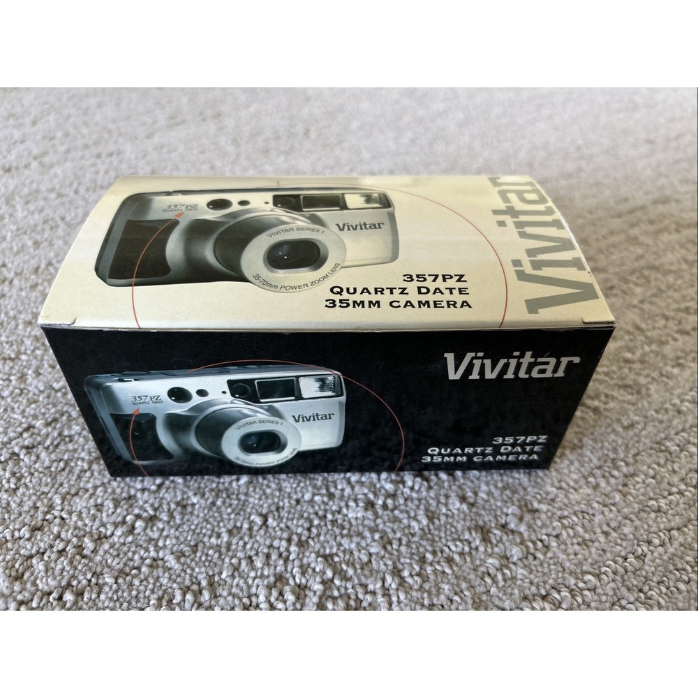 Vivitar Series1 357PZ QD 35mm Point & Shoot Film Camera Untested
